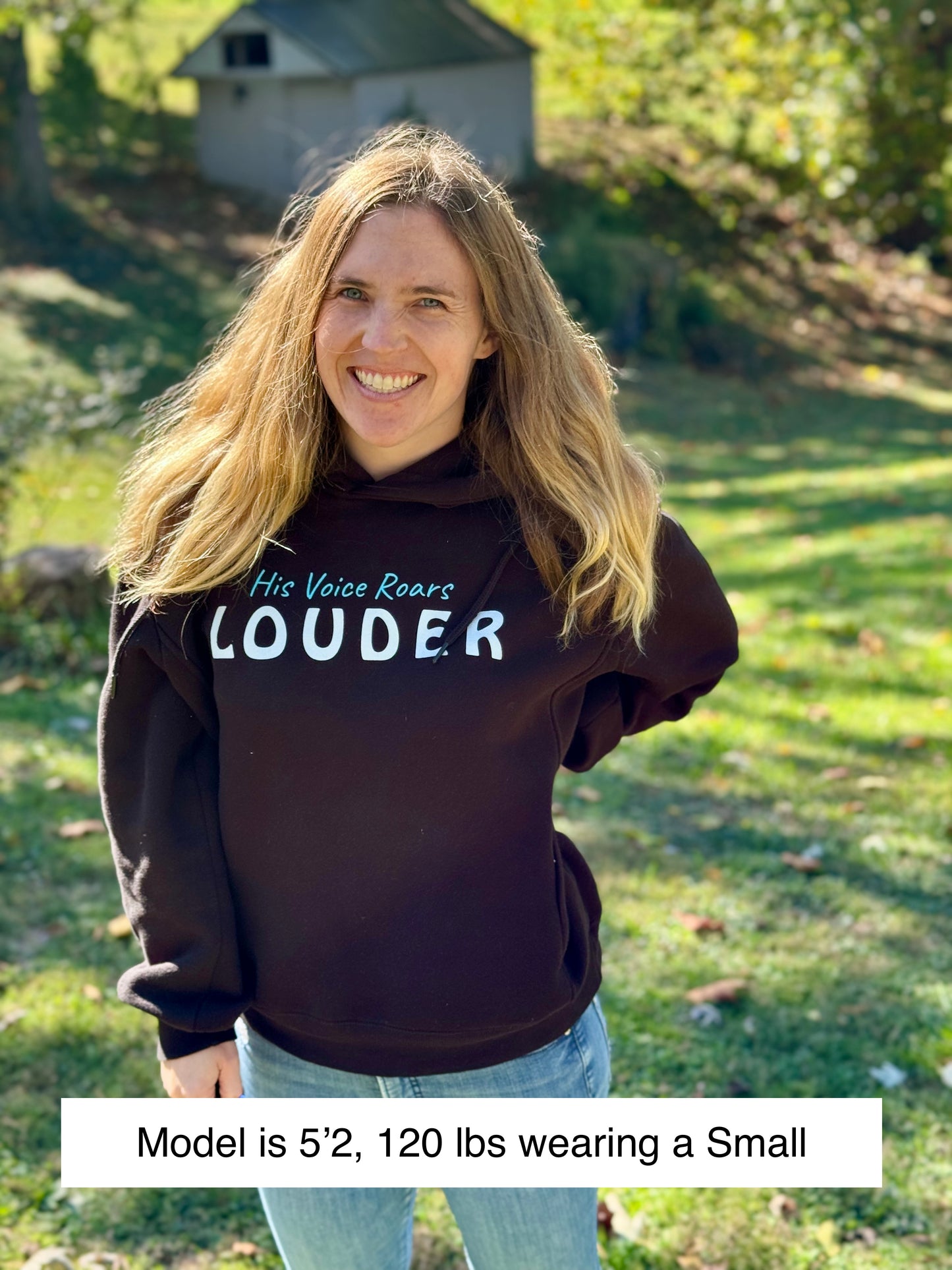 His Voice Roars LOUDER Hoodie